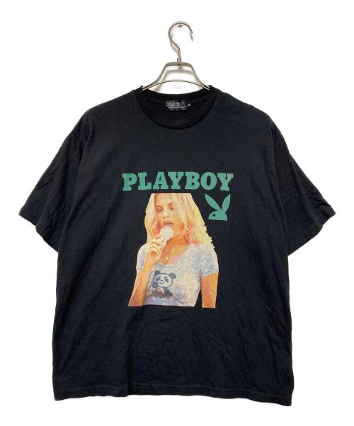 Hysteric Glamour（ヒステリックグラマー）Hysteric Glamour (ヒステリックグラマー) PLAY BOY (プレイボーイ) Hysteric Glamour×PLAY BOY　半袖カットソー ブラック サイズ:XLの古着・服飾アイテム