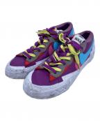 NIKE×KAWS×sacaiナイキ×カウズ×サカイ）の古着「Blazer Low "Purple Dusk" (ブレーザー ロー "パープルダスク")」｜パープル