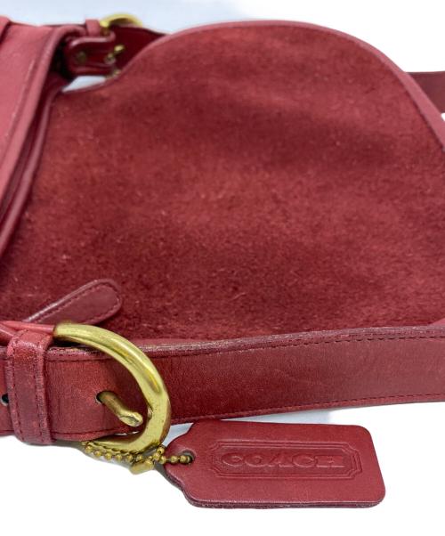 COACH（コーチ）COACH (コーチ) ショルダーバッグ レッドの古着・服飾アイテム