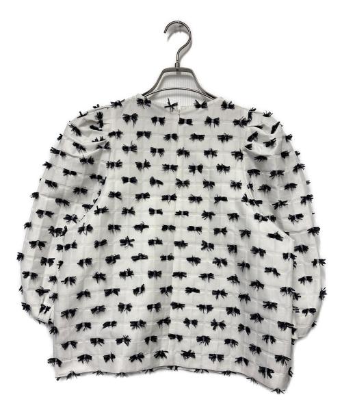 UNITED ARROWS TOKYO（ユナイテッドアローズトウキョウ）UNITED ARROWS TOKYO (ユナイテッドアローズトウキョウ) 半袖カットソー ブラック×ホワイト サイズ:SIZE 36の古着・服飾アイテム