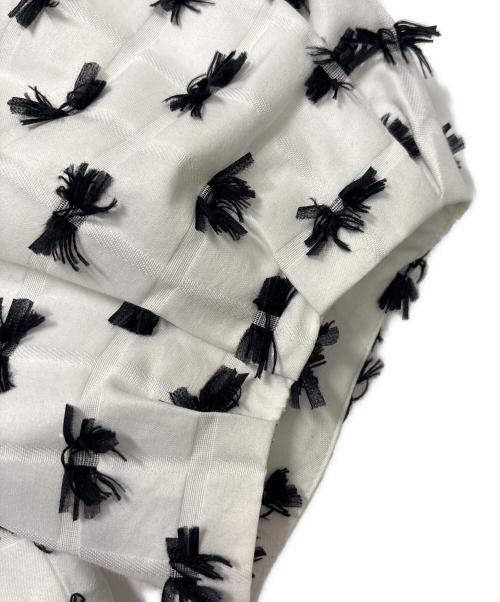 UNITED ARROWS TOKYO（ユナイテッドアローズトウキョウ）UNITED ARROWS TOKYO (ユナイテッドアローズトウキョウ) 半袖カットソー ブラック×ホワイト サイズ:SIZE 36の古着・服飾アイテム