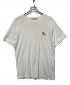maison kitsuneメゾンキツネ）の古着「MAISON KITSUNE　半袖カットソー」｜ホワイト