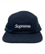 SUPREMEシュプリーム）の古着「REFLECTIVE RIPSTOP CAMP CAP」｜ブラック×ホワイト