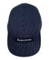 中古・古着 Supreme (シュプリーム) REFLECTIVE RIPSTOP CAMP CAP ブラック×ホワイト：10000円
