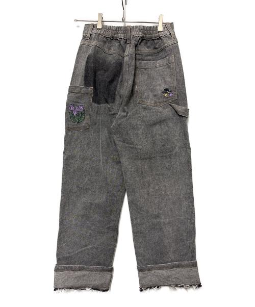 Left Alone（レフトアローン）Left Alone (レフトアローン) PEEL OFF DENIM PANTS グレー サイズ:不明の古着・服飾アイテム