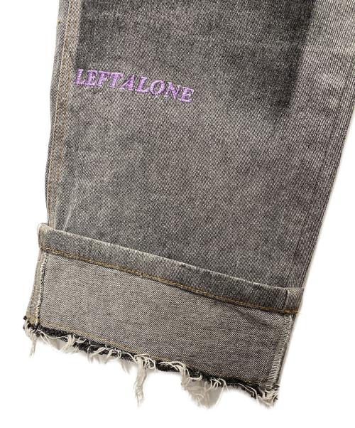 Left Alone（レフトアローン）Left Alone (レフトアローン) PEEL OFF DENIM PANTS グレー サイズ:不明の古着・服飾アイテム