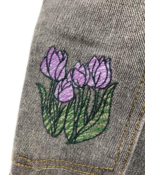 Left Alone（レフトアローン）Left Alone (レフトアローン) PEEL OFF DENIM PANTS グレー サイズ:不明の古着・服飾アイテム