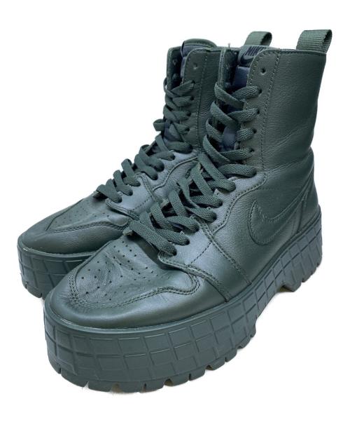 NIKE（ナイキ）NIKE (ナイキ) ハイカットスニーカー グリーン サイズ:27cmの古着・服飾アイテム