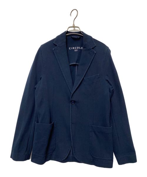 CIRCOLO 1901（チルコロ1901）Circolo 1901 (チルコロ1901) Circolo 1901　テーラードジャケット ネイビー サイズ:size 46の古着・服飾アイテム