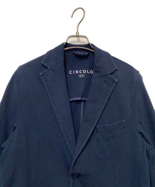 CIRCOLO 1901（チルコロ1901）Circolo 1901 (チルコロ1901) Circolo 1901　テーラードジャケット ネイビー サイズ:size 46の古着・服飾アイテム