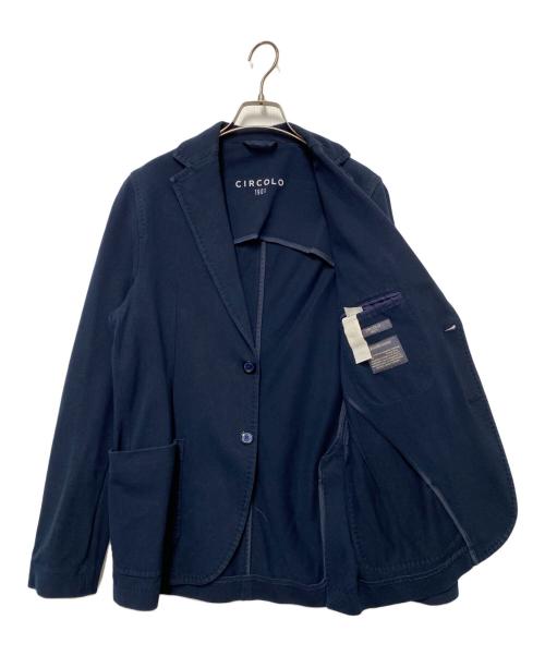 CIRCOLO 1901（チルコロ1901）Circolo 1901 (チルコロ1901) Circolo 1901　テーラードジャケット ネイビー サイズ:size 46の古着・服飾アイテム
