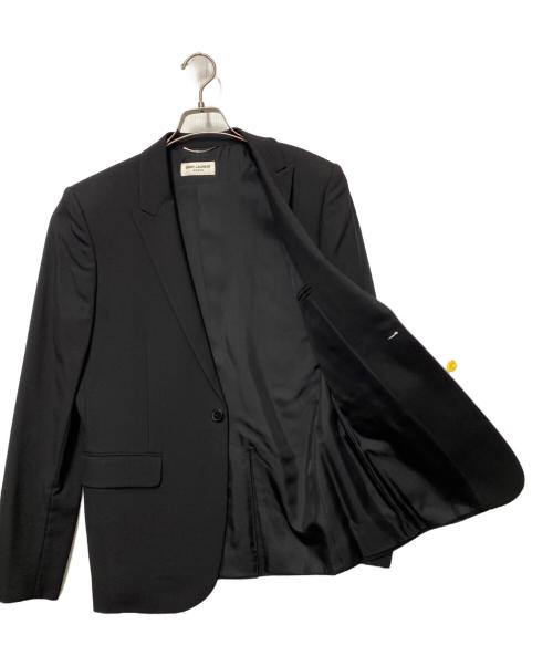 Saint Laurent Paris（サンローランパリ）Saint Laurent Paris (サンローランパリ) Saint Laurent Paris　テーラードジャケット ブラック サイズ:size48の古着・服飾アイテム