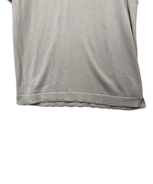 GRAN SASSO（グランサッソ）GRAN SASSO (グランサッソ) GRAN SASSO　12ゲージソフトコットンS/Sモックネックニット グレー サイズ:SIZE48の古着・服飾アイテム