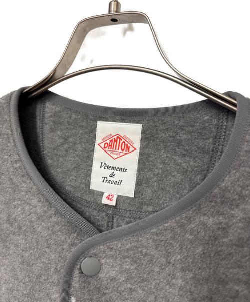DANTON（ダントン）DANTON (ダントン) フリースカーディガン グレー サイズ:42の古着・服飾アイテム
