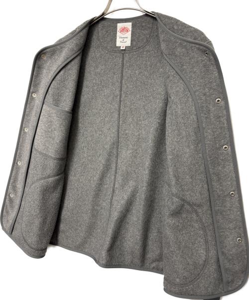 DANTON（ダントン）DANTON (ダントン) フリースカーディガン グレー サイズ:42の古着・服飾アイテム