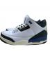 NIKE (ナイキ) ハイカットスニーカー ホワイト×グレー×ブルー サイズ:27.5㎝：17000円