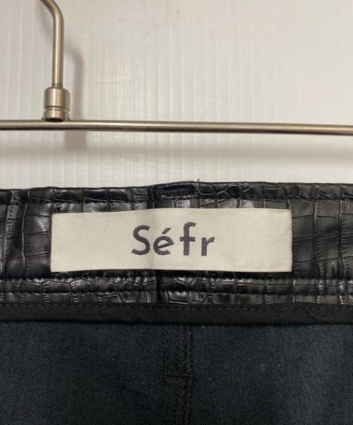 Sefr（セファ）Sefr (セファ) Sefr　レザーパンツ ブラック サイズ:W30（76cm）の古着・服飾アイテム