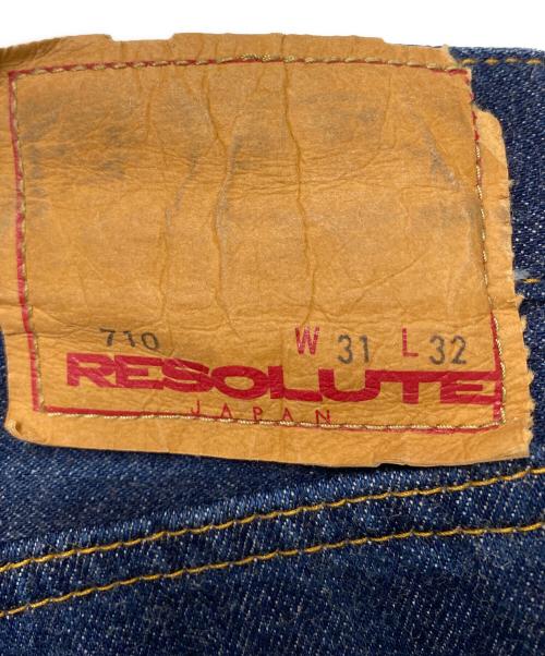 RESOLUTE（リゾルト）RESOLUTE (リゾルト) RESOLUTE　セルビッチデニムパンツ インディゴ サイズ:W31の古着・服飾アイテム