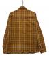 CHALLENGER (チャレンジャー) CHALLENGER　シャツジャケット ブラウン×イエロー サイズ:SIZE L：8000円