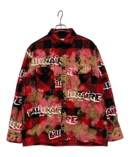 BILLIONAIRE BOYS CLUB（ビリオネアボーイズクラブ）BILLIONAIRE BOYS CLUB (ビリオネアボーイズクラブ) ネルシャツ レッド サイズ:Lの古着・服飾アイテム