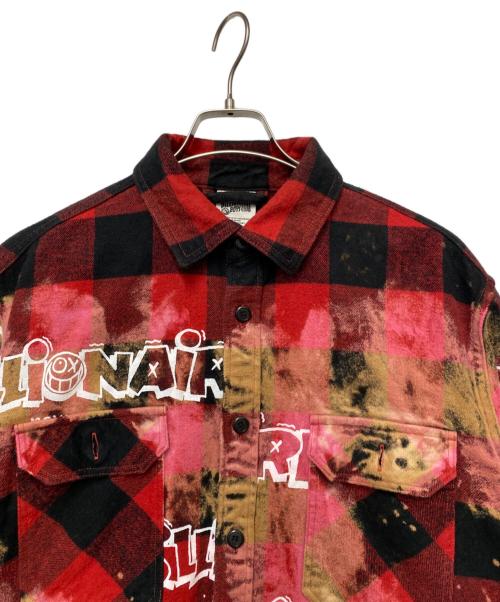 BILLIONAIRE BOYS CLUB（ビリオネアボーイズクラブ）BILLIONAIRE BOYS CLUB (ビリオネアボーイズクラブ) ネルシャツ レッド サイズ:Lの古着・服飾アイテム
