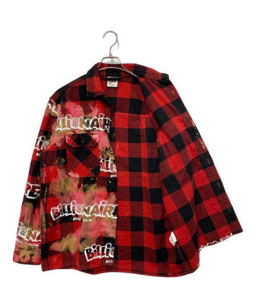 BILLIONAIRE BOYS CLUB（ビリオネアボーイズクラブ）BILLIONAIRE BOYS CLUB (ビリオネアボーイズクラブ) ネルシャツ レッド サイズ:Lの古着・服飾アイテム