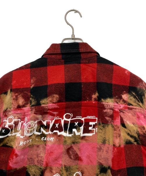 BILLIONAIRE BOYS CLUB（ビリオネアボーイズクラブ）BILLIONAIRE BOYS CLUB (ビリオネアボーイズクラブ) ネルシャツ レッド サイズ:Lの古着・服飾アイテム
