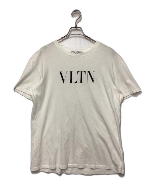 VALENTINO（ヴァレンティノ）VALENTINO (ヴァレンティノ) VALENTINO　半袖カットソー ホワイト サイズ:Lの古着・服飾アイテム