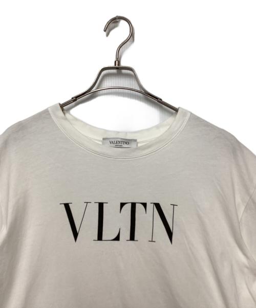VALENTINO（ヴァレンティノ）VALENTINO (ヴァレンティノ) VALENTINO　半袖カットソー ホワイト サイズ:Lの古着・服飾アイテム