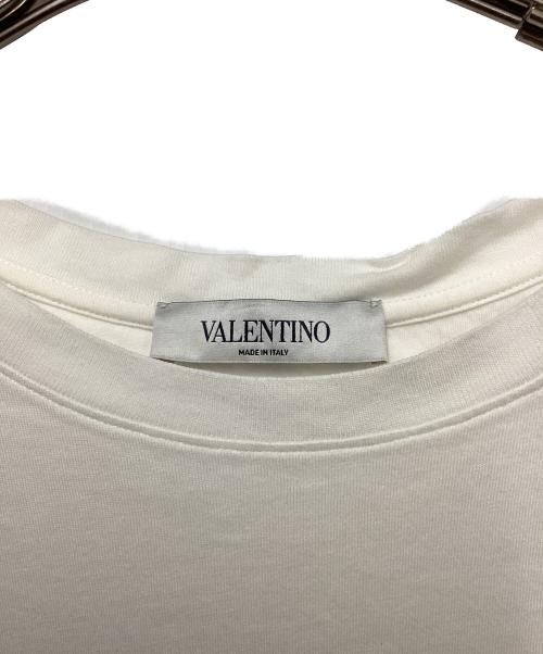 VALENTINO（ヴァレンティノ）VALENTINO (ヴァレンティノ) VALENTINO　半袖カットソー ホワイト サイズ:Lの古着・服飾アイテム