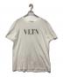 VALENTINO（ヴァレンティノ）の古着「VALENTINO　半袖カットソー」｜ホワイト