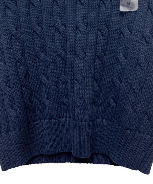 POLO RALPH LAUREN（ポロ・ラルフローレン）POLO RALPH LAUREN (ポロ・ラルフローレン) POLO RALPH LAUREN　厚手ニット ネイビー サイズ:M 未使用品の古着・服飾アイテム