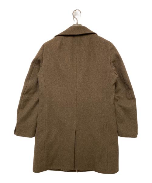 NANO BASE（ナノベース）nano BASE (ナノベース) ステンカラーコート ブラウン サイズ:Mの古着・服飾アイテム