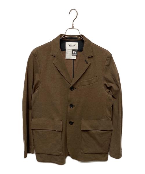 WISLOM（ウィズロム）WISLOM (ウィズロム) WISLOM　テーラードジャケット ブラウン サイズ:5 未使用品の古着・服飾アイテム