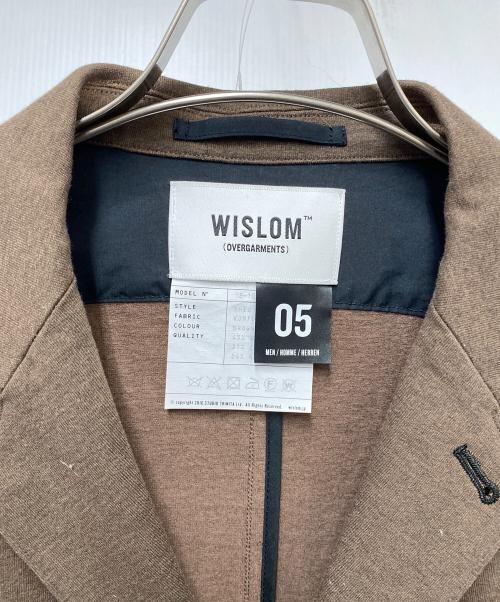 WISLOM（ウィズロム）WISLOM (ウィズロム) WISLOM　テーラードジャケット ブラウン サイズ:5 未使用品の古着・服飾アイテム