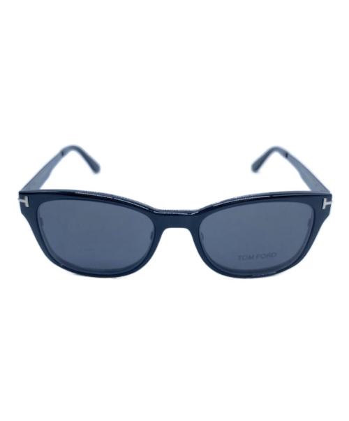 TOM FORD（トムフォード）TOM FORD (トムフォード) クリップオン サングラス ブラック×シルバーの古着・服飾アイテム
