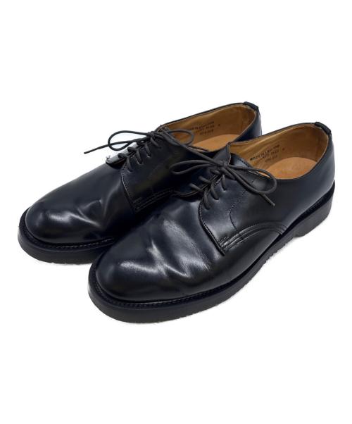 GEORGE COX（ジョージコックス）GEORGE COX (ジョージコックス) ローカットプレーントゥシューズ ブラック サイズ:26cmの古着・服飾アイテム