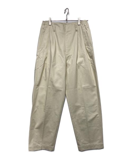 MORIKA（モリカ）MORIKA (モリカ) MORIKA ペグトップ トラウザーズ アイボリー サイズ:SIZE38（Mサイズ相当）の古着・服飾アイテム