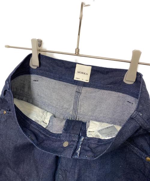 MORIKAGE SHIRT（モリカゲシャツ）MORIKAGE SHIRT (モリカゲシャツ) MORIKAGE SHIRT　11ozムラ糸デニムルーズペインターパンツ ネイビー サイズ:SIZE36（Mサイズ相当）の古着・服飾アイテム