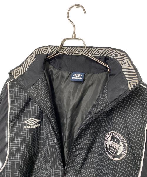 UMBRO（アンブロ）UMBRO (アンブロ) FREAK’S STORE (フリークスストア) 別注 Padding Nylon Track JACKET ブラック サイズ:Lの古着・服飾アイテム