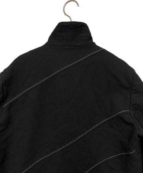 BLACK COMME des GARCONS（ブラックコムデギャルソン）BLACK COMME des GARCONS (ブラックコムデギャルソン) アシンメトリージャケット ブラック サイズ:Lの古着・服飾アイテム
