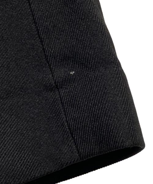 BLACK COMME des GARCONS（ブラックコムデギャルソン）BLACK COMME des GARCONS (ブラックコムデギャルソン) アシンメトリージャケット ブラック サイズ:Lの古着・服飾アイテム