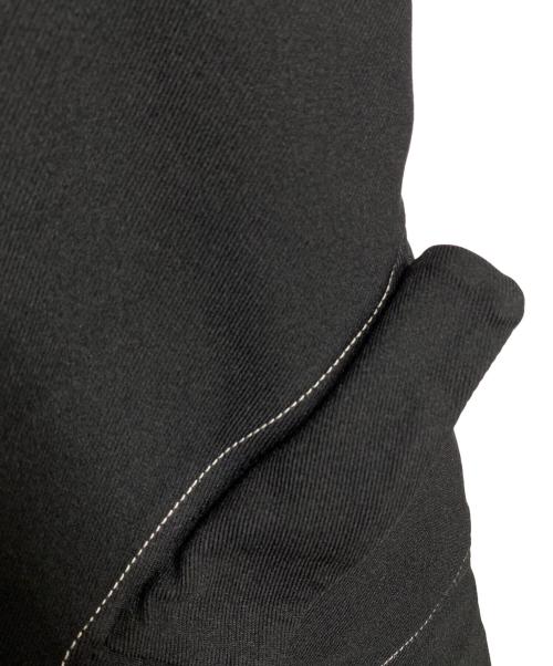 BLACK COMME des GARCONS（ブラックコムデギャルソン）BLACK COMME des GARCONS (ブラックコムデギャルソン) アシンメトリージャケット ブラック サイズ:Lの古着・服飾アイテム