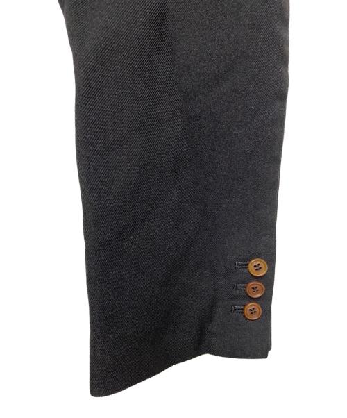 BLACK COMME des GARCONS（ブラックコムデギャルソン）BLACK COMME des GARCONS (ブラックコムデギャルソン) アシンメトリージャケット ブラック サイズ:Lの古着・服飾アイテム