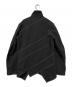 BLACK COMME des GARCONS (ブラックコムデギャルソン) アシンメトリージャケット ブラック サイズ:L：30000円