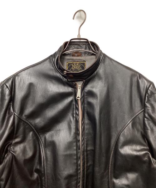 BEAU BREED（ボーブリード）BEAU BREED (ボーブリード) BEAU BREED　レザージャケット ブラウン サイズ:SIZE 40の古着・服飾アイテム