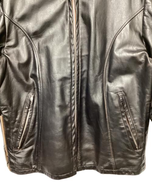 BEAU BREED（ボーブリード）BEAU BREED (ボーブリード) BEAU BREED　レザージャケット ブラウン サイズ:SIZE 40の古着・服飾アイテム