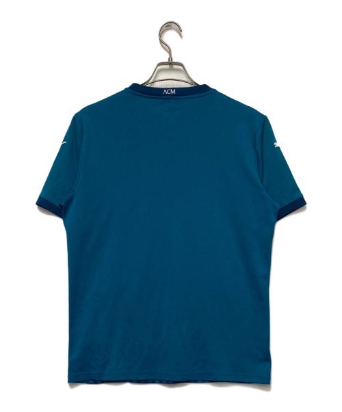 PUMA（プーマ）PUMA (プーマ) ACミラン (エーシーミラン) PUMA×ACミラン　サッカーユニフォーム グリーン サイズ:Mの古着・服飾アイテム