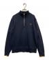 FRED PERRY（フレッドペリー）の古着「FRED PERRY　ハーフジップスウェット」｜ネイビー