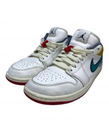 NIKE（ナイキ）の古着「Nike Air Jordan 1 Low PRM "Sail/Cashmere/College Grey/Brave Blue"」｜ホワイト×グレー